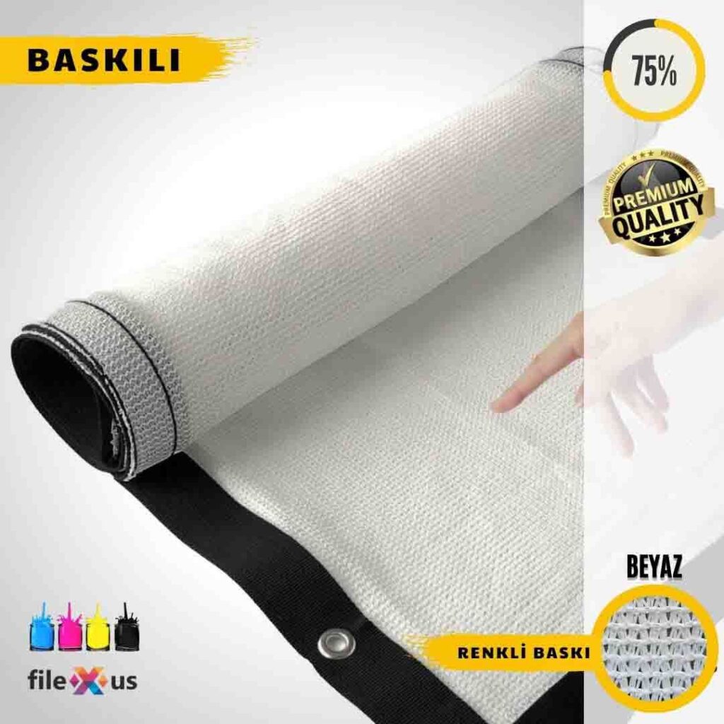 %75'lik Bahçe-Çit Filesi | Baskılı | Premium Güçlendirilmiş Kenarlı ...